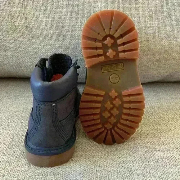 Timberland | Kids/Baby blue leather boots size US  7 - Picture 4 of 4